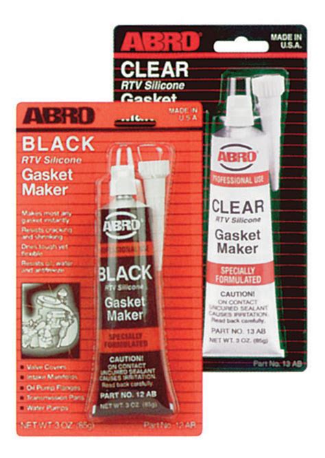 ABRO RTV Silicone Gasket Maker Clear - Силиконовый герметик прокладок ...