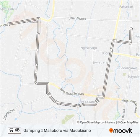 Rute B Jadwal Pemberhentian Peta Ngabean Diperbarui