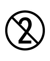 Single Use Only Symbol