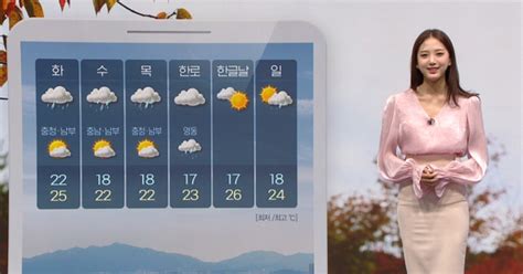 날씨 중북부 고온 꺾을 비중부 선선 남부 늦더위 계속