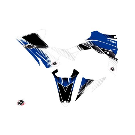 Kit D Co Quad Stripe Yamaha Yfz R Bleu