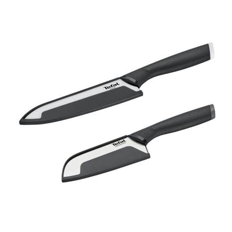 Tefal Comfort Knives 2 Pcs Set (Santoku 12cm + Chef Knife 15cm) | TEFAL