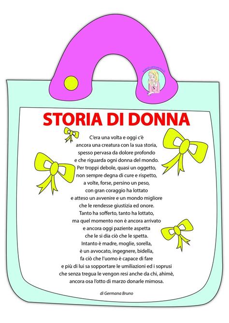 Poesia Per La Festa Della Donna Di Germana Bruno Scuola Bentornato