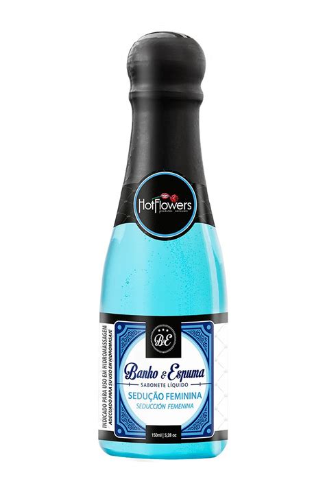 Sabonete Liquido Banho Espuma Sedução Feminina Hot Flowers Distribuidora Hot Flowers