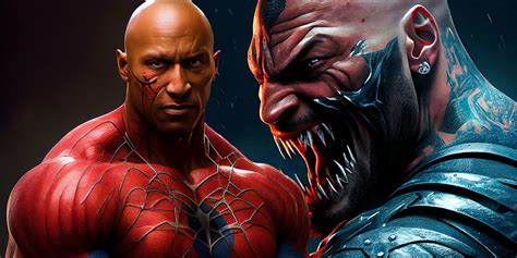 Dwayne Johnson Becomes MCU Heroes Villains In New Art