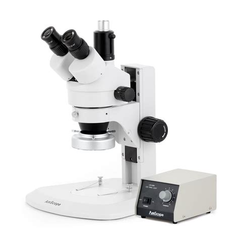 Trinocular Stereo Zoom Microscope Wheavy Duty 80 Led Ring Light And H