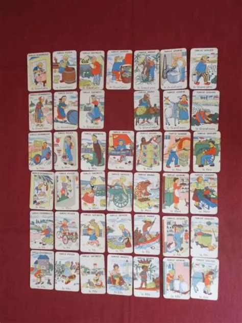 JEU DE CARTES Des 7 Familles Pubicite Fromagerie Gra F EUR 8 00