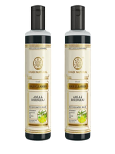 Buy Khadi Natural Set Of Amla Bhringraj Hair Cleansers Shampoo