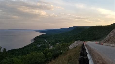 On top of Cape Smokey, crews blast a mountain to widen Cabot Trail | CBC News