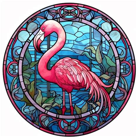 Flamingo Stained Glass Images Free Download On Freepik