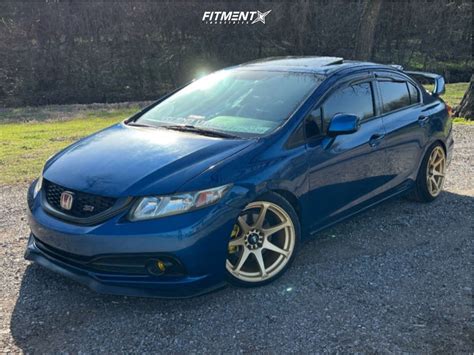 2013 Honda Civic Si With 18x9 5 Motegi Mr154 And Vercelli 225x40 On Coilovers 2600067