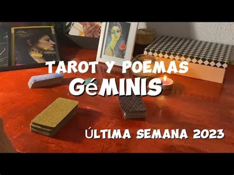 GÉMINIS ÚLTIMA SEMANA 2023 TAROT GENERAL YouTube