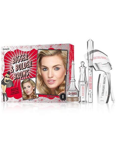 Benefit Cosmetics 6 Pc Bigger And Bolder Brow Set And Reviews Beauty T Sets Beauty Macys