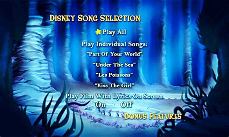 Disney DVD Menu VHS