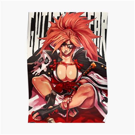 Guilty Gear Strive Baiken Poster For Sale By Lpgweek Redbubble