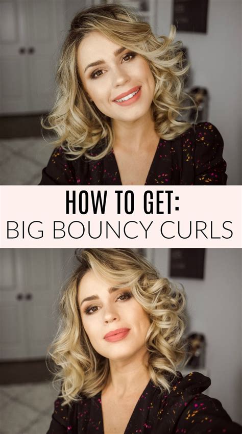 How To Get Bouncy Curls In 2020 Bouncy Curls Big Curls Short Hair