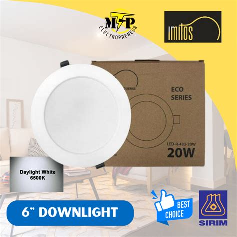 Sirim Approved Imitos Led Light Inch Eco Series Downlight W R