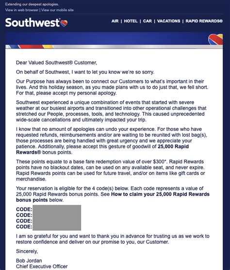 Southwest Offers Points Status Extensions After Holiday Issues The