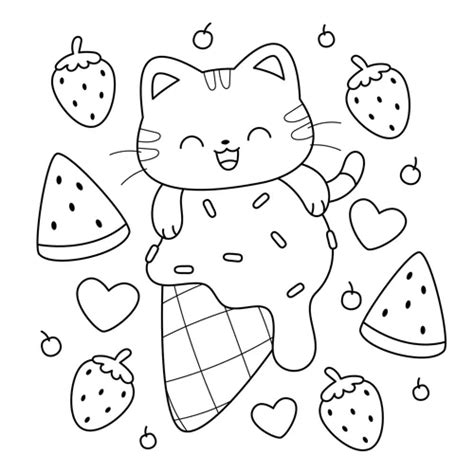 Coisas Fofas Para Imprimir E Colorir - +20 Desenhos Kawaii para Colorir e Imprimir Grátis | Fofurinhas