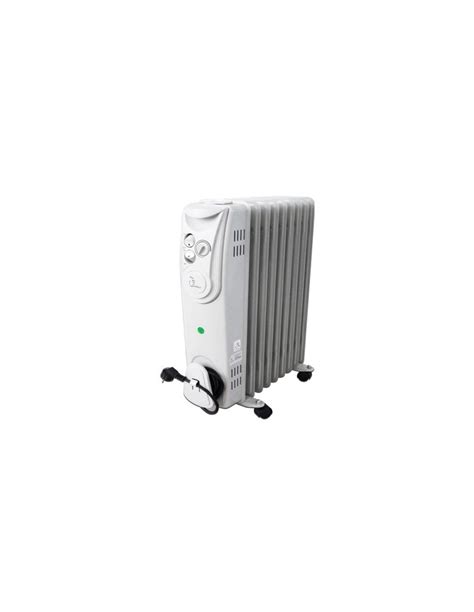 Radiateur bain d huile Coala 9 éléments 2000W Blanc BH20N