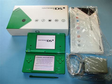 Nintendo Dsi Green Handheld System In Box Wcharger Free Shipping