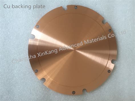 Ofhc Copper Backing Plate For Sputtering Target Indium Bonding China