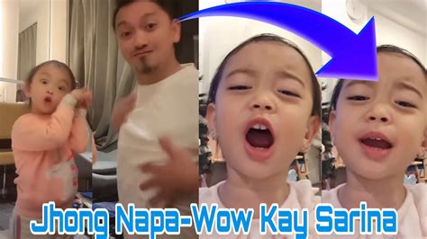 Baby Sarina PINAHANGA Ang Kanyang Daddy Jhong Hilario YouTube