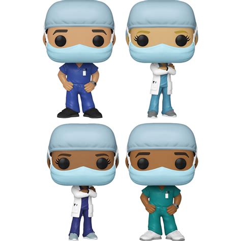 Funko Pop Frontline Heroes Set Com 4 Personagens Se Atacado Collections