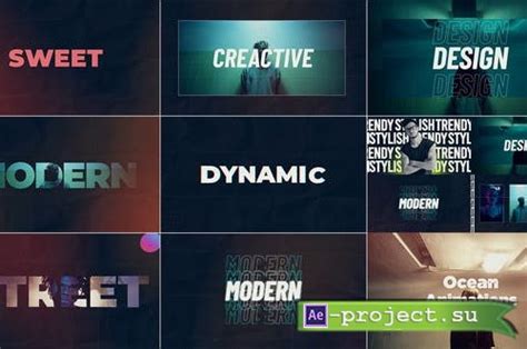 Videohive Dynamic Opener Project For After Effects