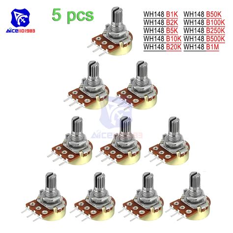 Potenciómetro de resistencia para Arduino potenciómetro rotativo