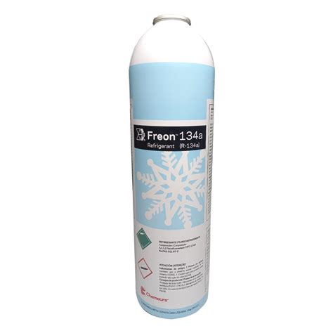 GAS REFRIGERANTE FREON R134A LATA 1KG CHEMOURS Invernia Peças