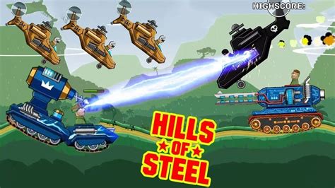 Hills Of Steel Epic Tank Tesla Fight The Bosses And Fight All Tanks In