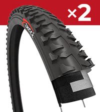 Fincci Set Pair Bike Tyre 20 X 1 75 Inch 47 406 Cycle Mountain Tyres