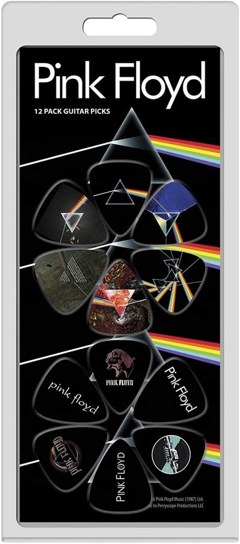 Perri S Leathers Ltd Pink Floyd Guitar Picks Lp Pf Rose Amazon