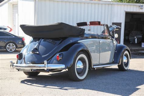 1956 Volkswagen Oval Beetle Convertible Og Nice Top Dry Mechanically