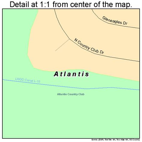 Atlantis Florida Street Map 1202500