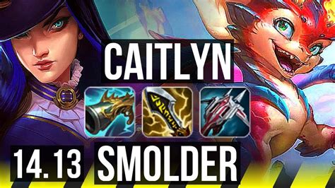 CAITLYN Brand Vs SMOLDER Karma ADC 600 Games Dominating 45k