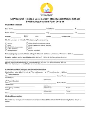 Fillable Online Rrms Ddouglas K Or Parent Permissionstudent