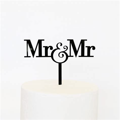 Mrs and Mrs Cake Topper | SANDRA DILLON DESIGN