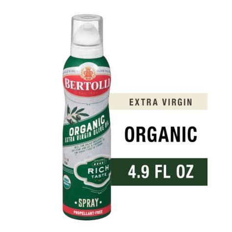 Bertolli Organic Extra Virgin Olive Oil Spray Rich Taste 4 9 Fl Oz