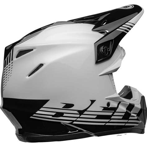 Cross Enduro Motorcycle Helmet Bell Moto Mips Louver Black White For