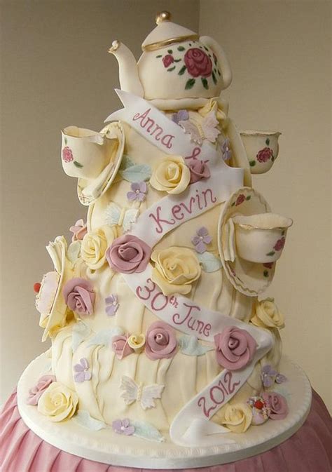 Afternoon Tea - Decorated Cake by Annette - CakesDecor