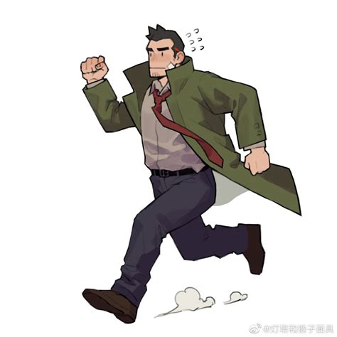 Dick Gumshoe Ace Attorney Drawn By Gh Himainu Danbooru