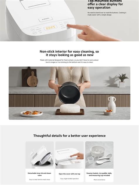 Xiaomi Smart Multifunctional Rice Cooker Xiaomi Store