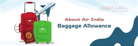 Air India Baggage Allowance Both Domestic International