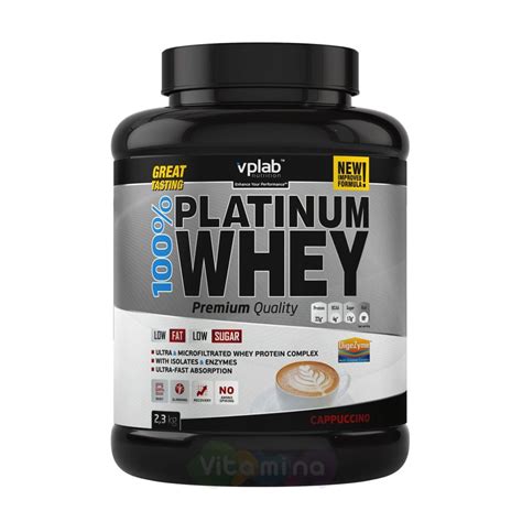 VPLab Сывороточный протеин 100% Platinum Whey, 2300 гр купить в ...