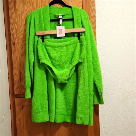 Savage X Fenty Swim Savage X Fenty Fluff It Up Cardigan And Bikini Set Poshmark