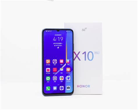 Honor X10 Max Officially Revealed 7 09 Inch Large Screen With 5G