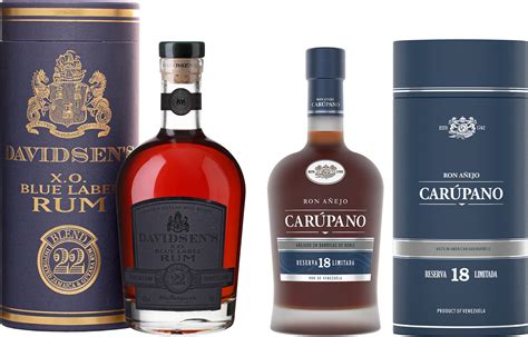 Set Davidsen s XO Blue Label Carúpano Reserva Limitada 18 Tmavý rum