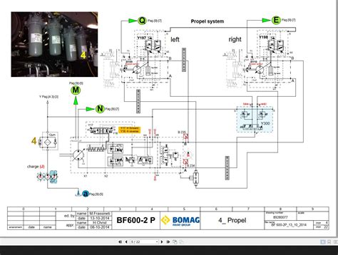 Bomag Bf P Drawing No Hydraulic Schematic En De